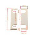 Pure Copper Speaker Connection Block – DIY Audio Junction Piece Speaker Connection Block PLUSH Big straight film