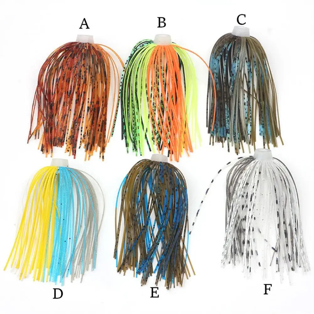 88-Strand Silicone Buzz Bait Skirts 64mm – Bass Jig Fishing Fishing Bait Skirts PLUSH