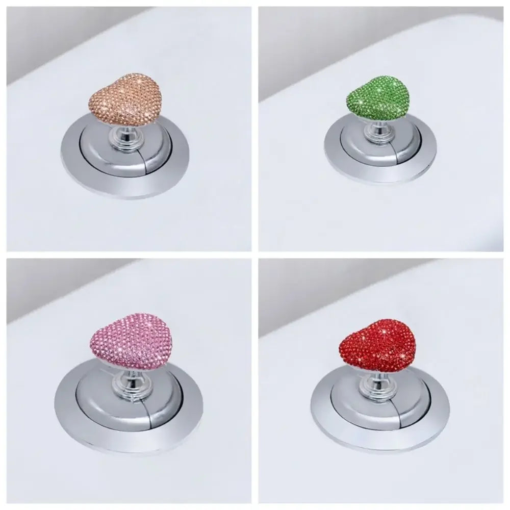 Heart-Shaped Toilet Flush Button Aid – Manicure Protector Toilet Button Aid PLUSH