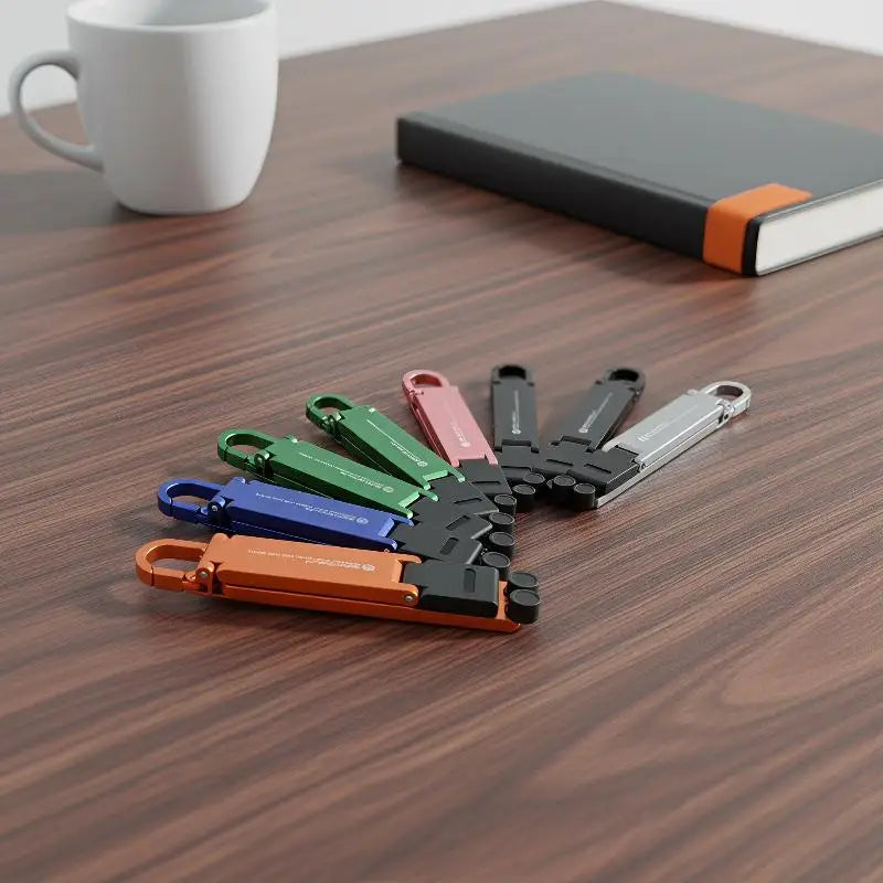 Mini Foldable Keychain Phone Stand – Multi-Angle Hands-Free Phone Stand PLUSH