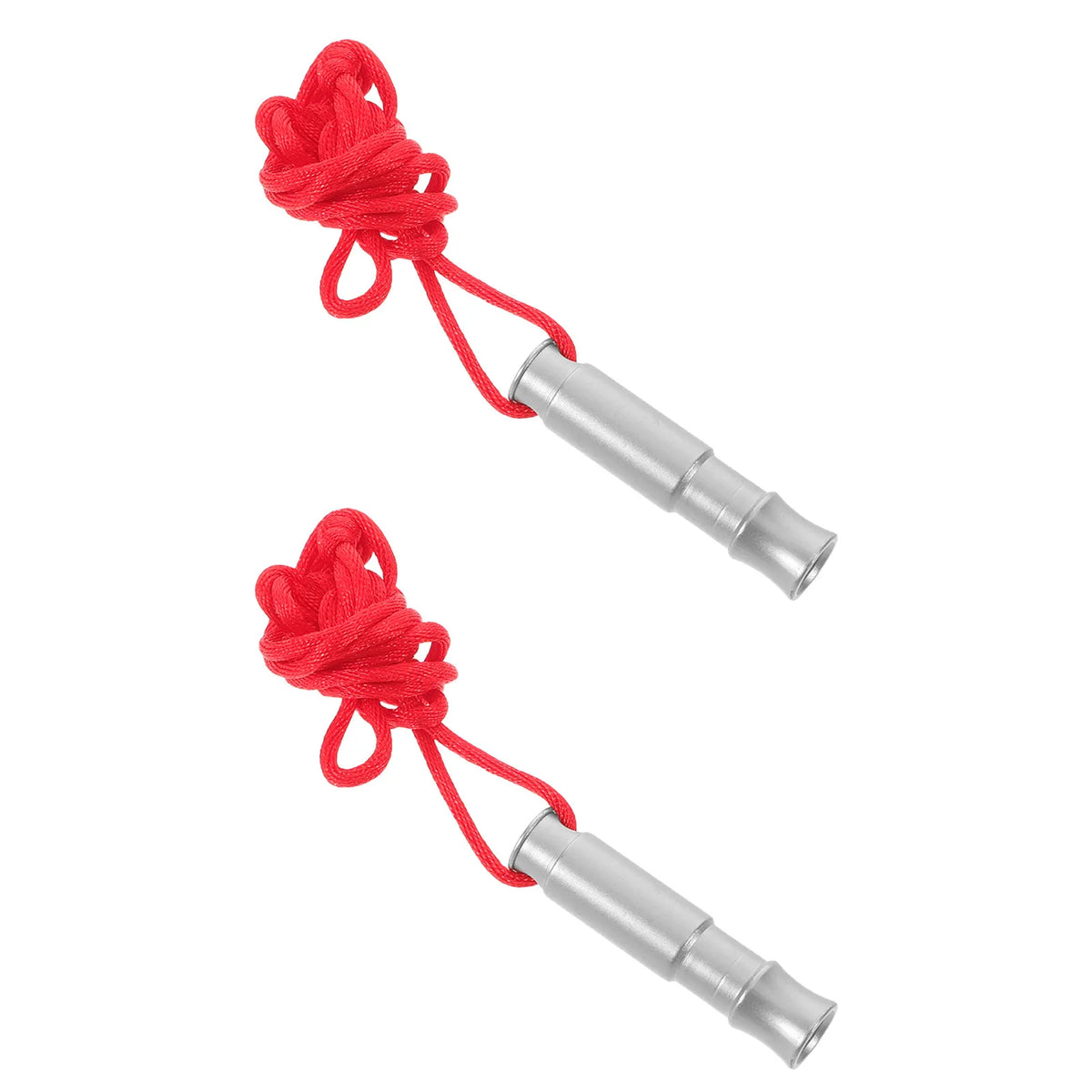 Stainless Steel Emergency Whistles 2-Pack | Hiking & Camping Emergency Survival Whistle PLUSH Default Title