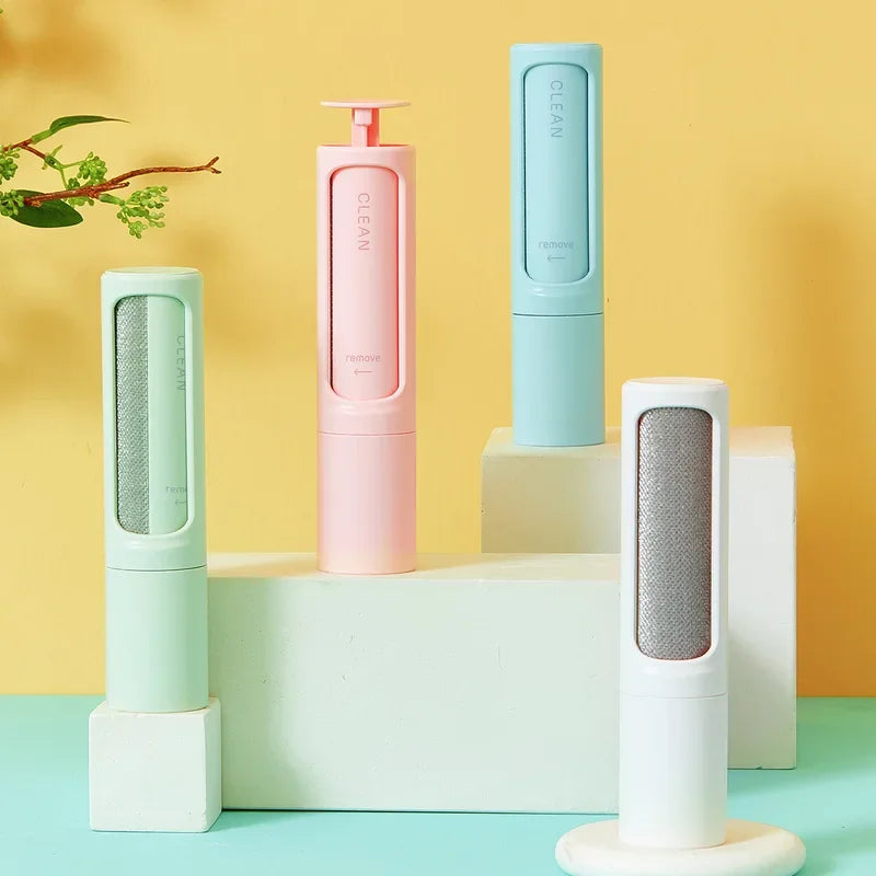 2-in-1 Reusable Pet Hair Remover Brush & Lint Roller Pet Hair Remover PLUSH