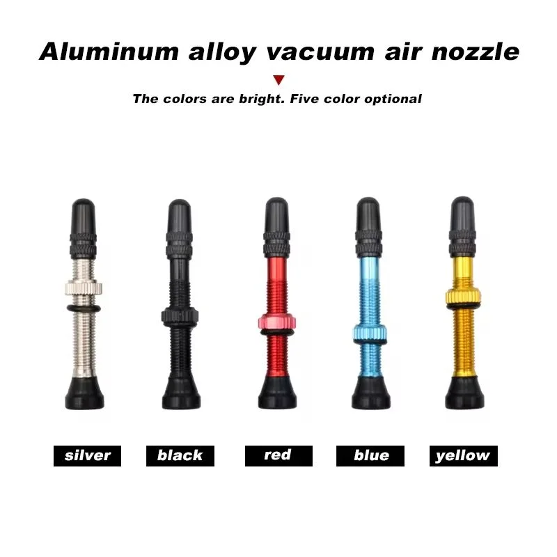 MTB Tubeless Presta Valve Stems 40/60mm – Alloy Brass 2pcs Tubeless Valve Stems PLUSH
