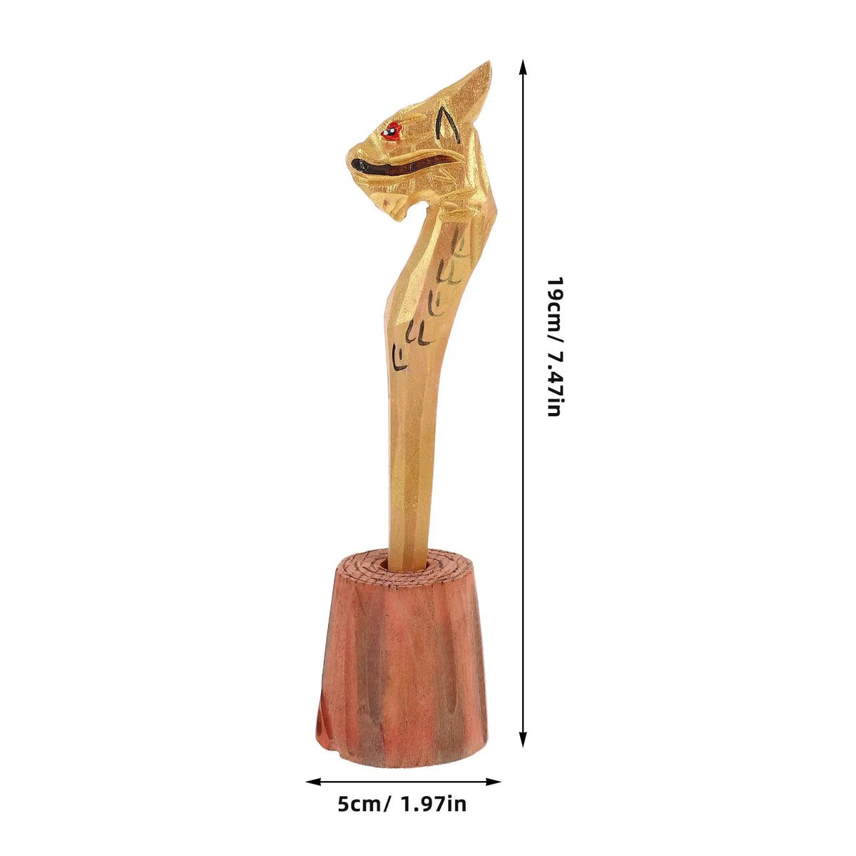 Hand Carved Wood Dragon Pen – Novelty Animal Writing Pen Novelty Writing Pen PLUSH