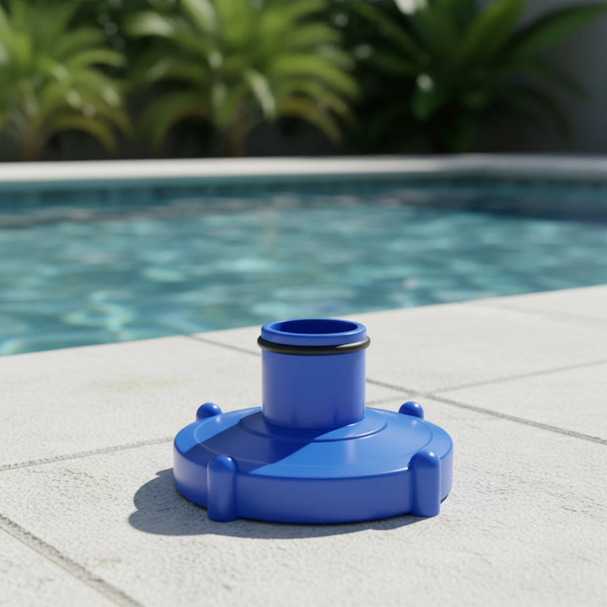 Pool Vacuum Adapter with Sealing Gasket – Twist-Lock Pool Vacuum Adapter PLUSH