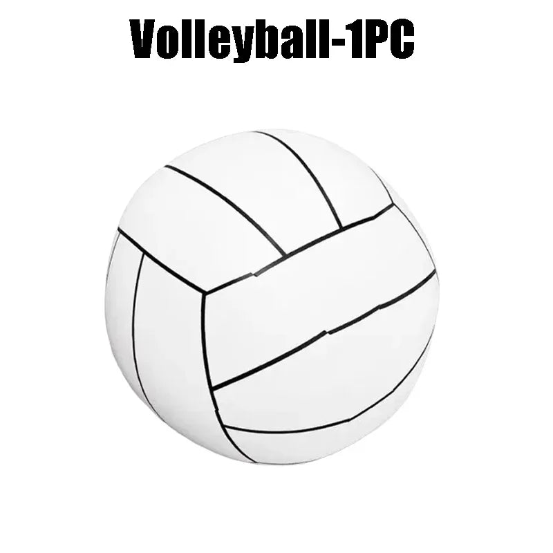 Inflatable Sports Beach Balls 24-Pack – Kids Pool & Beach Toy Inflatable Beach Toy PLUSH Volleyball-1PC