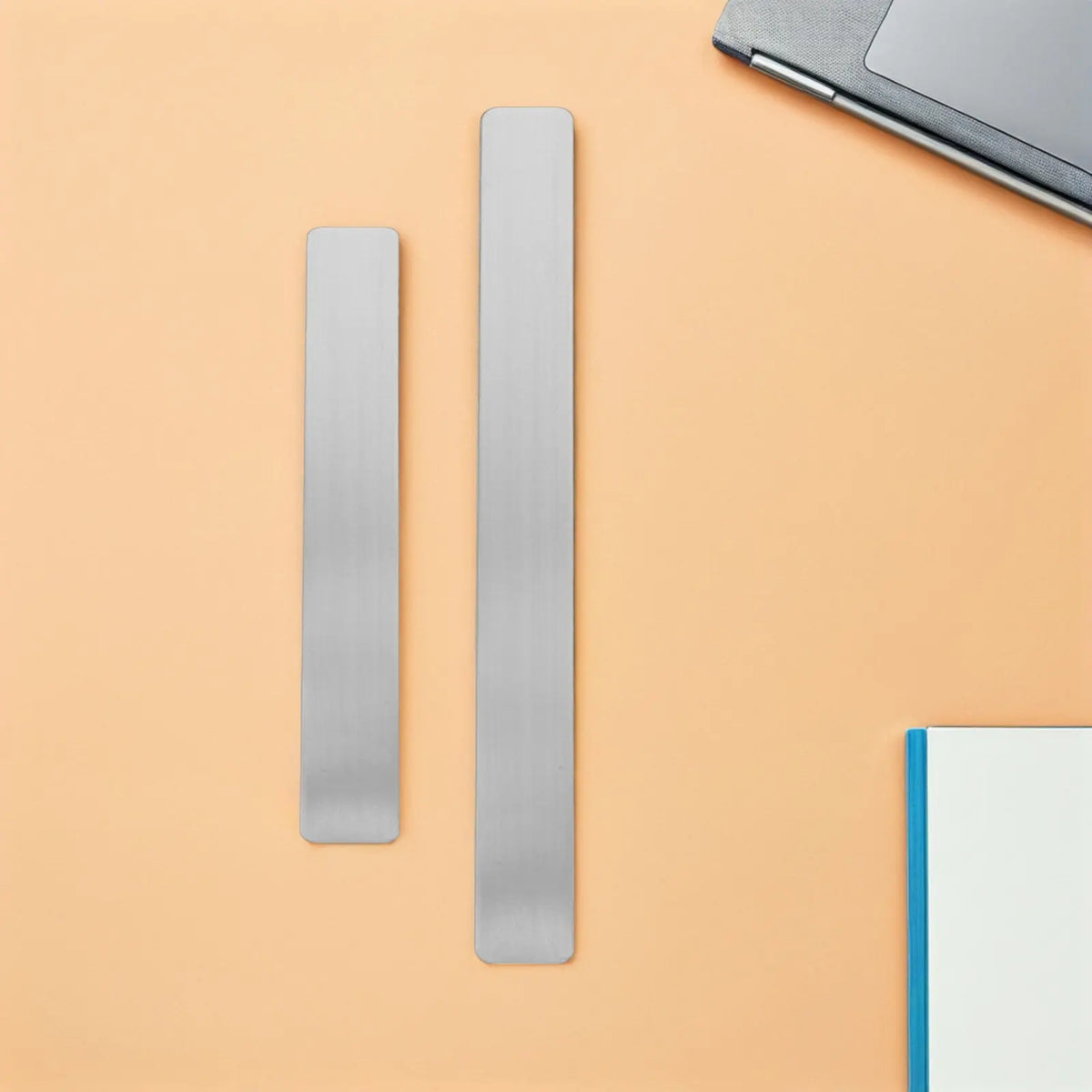 2pcs Adhesive Metal Strips for Magnets – Iron Bulletin Board Magnetic Bulletin Strips PLUSH
