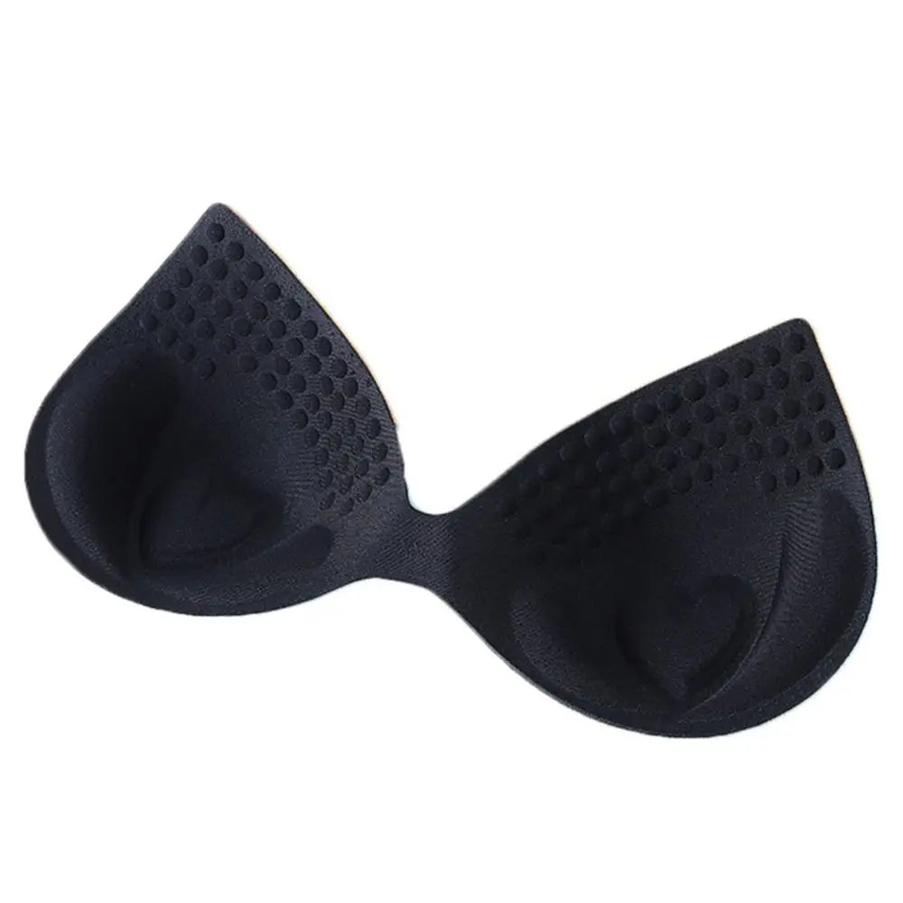 Women's Sponge Bra Inserts – Swimsuit Chest Pads Push-Up Bra Inserts & Pads PLUSH black 1XL