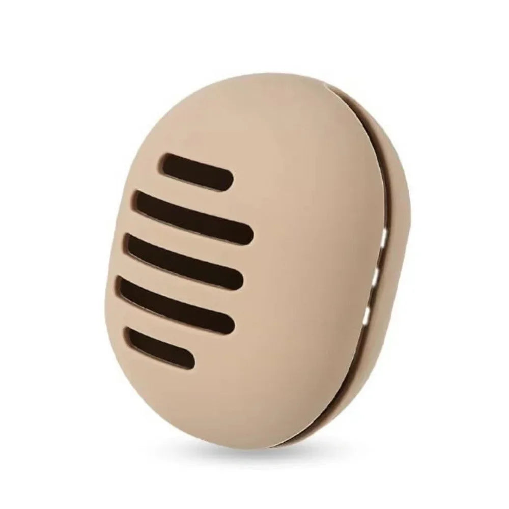 Silicone Makeup Sponge Holder & Travel Blender Case Makeup Sponge Holder PLUSH Coffee 1pc