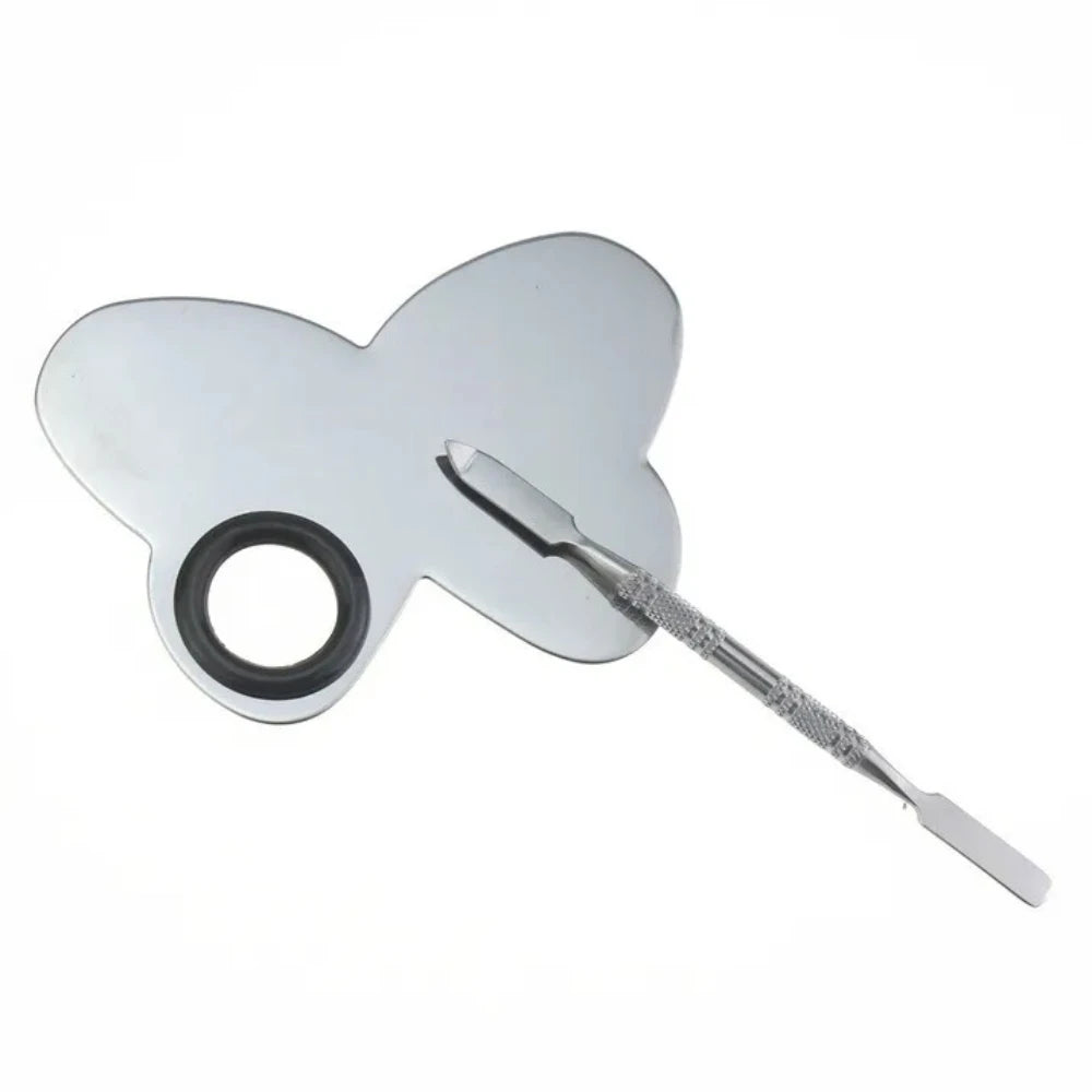 Acrylic Palette Spatula Set – Makeup & Nail Art Mixing Tool Makeup Mixing Palette PLUSH