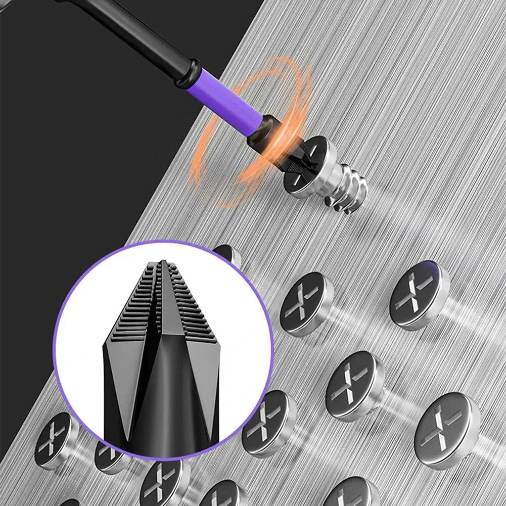 PH2 Magnetic Impact Drill Bits – Alloy Steel Screwdriver Set Impact Screwdriver Bits PLUSH