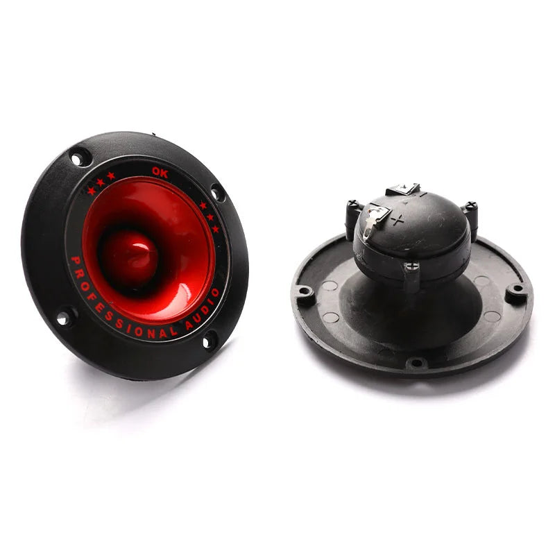 2pcs 3" Piezoelectric Tweeter Ceramic Piezo Treble Speaker Piezo Tweeter Speaker PLUSH