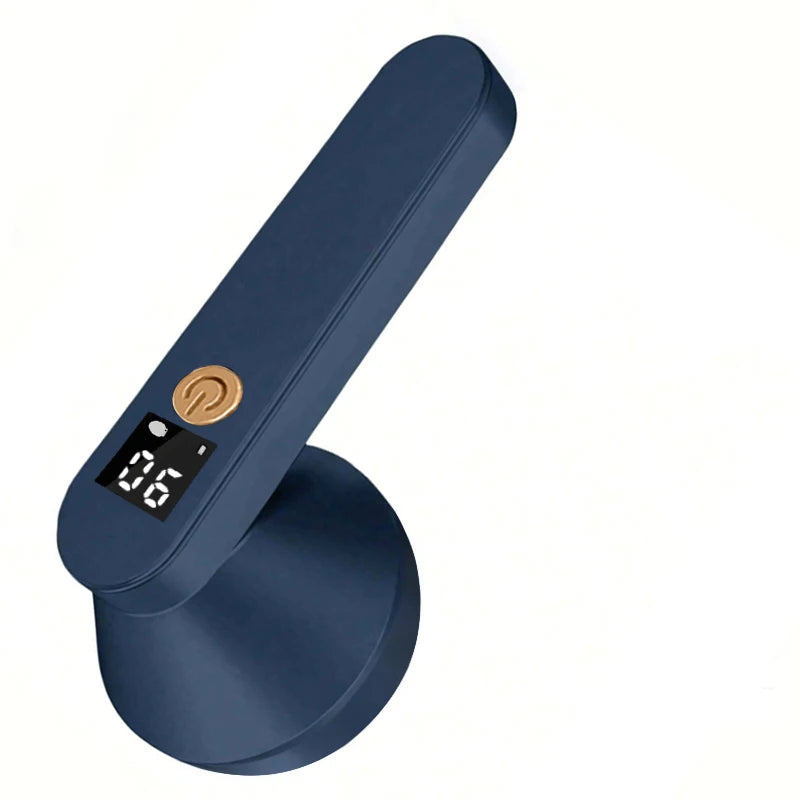 Portable USB Fabric Shaver & Lint Remover with Digital Display Fabric Shaver PLUSH Blue