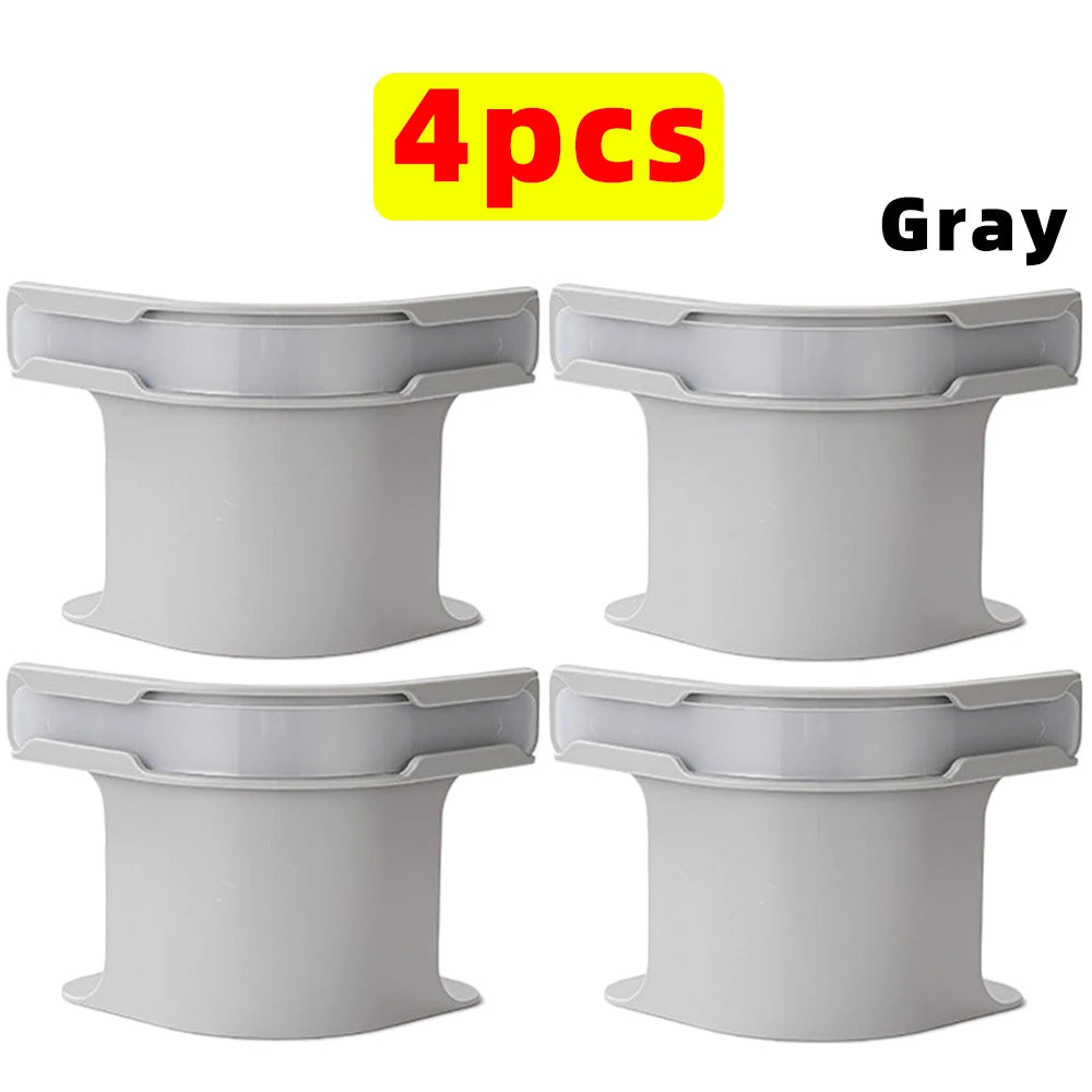 Heavy Duty Bed Sheet Corner Clips – Grippers 4/8/12 Pcs Bed Sheet Clips PLUSH Grey 4Pcs