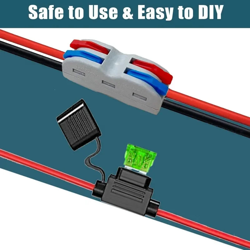 Makita 18V Battery Adapter Converter – Fuse & Wire Terminals Battery Adapter Converter PLUSH
