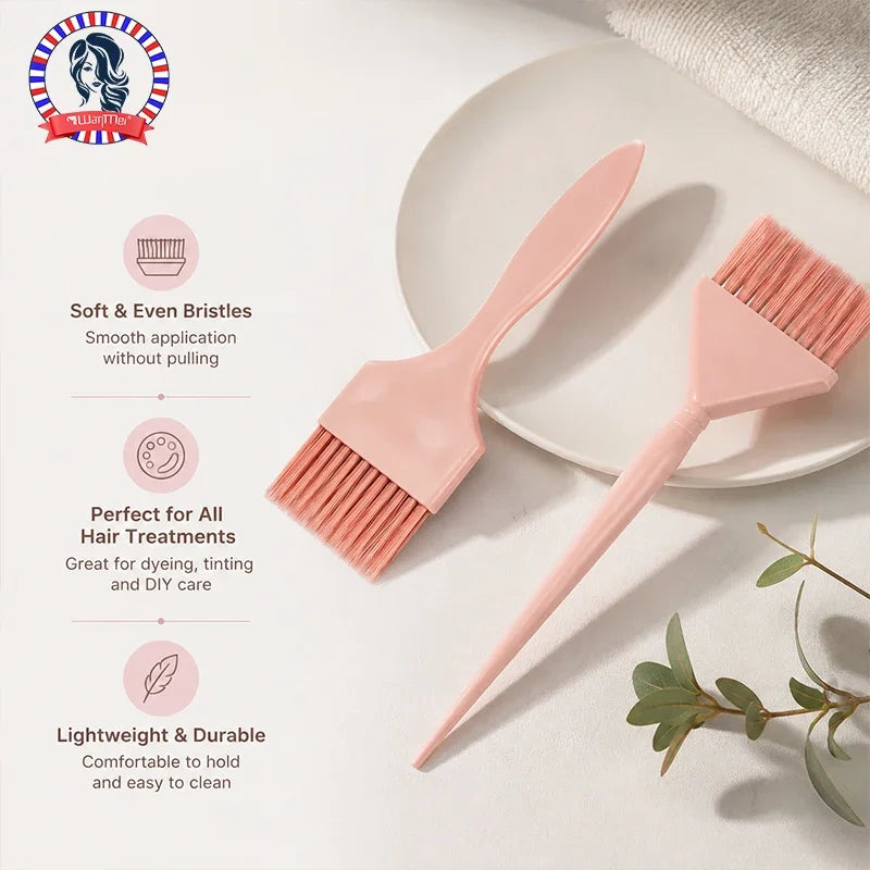 Professional Hair Dye Brush Set – Coloring & Tinting Tool Hair Dye Brush Set PLUSH