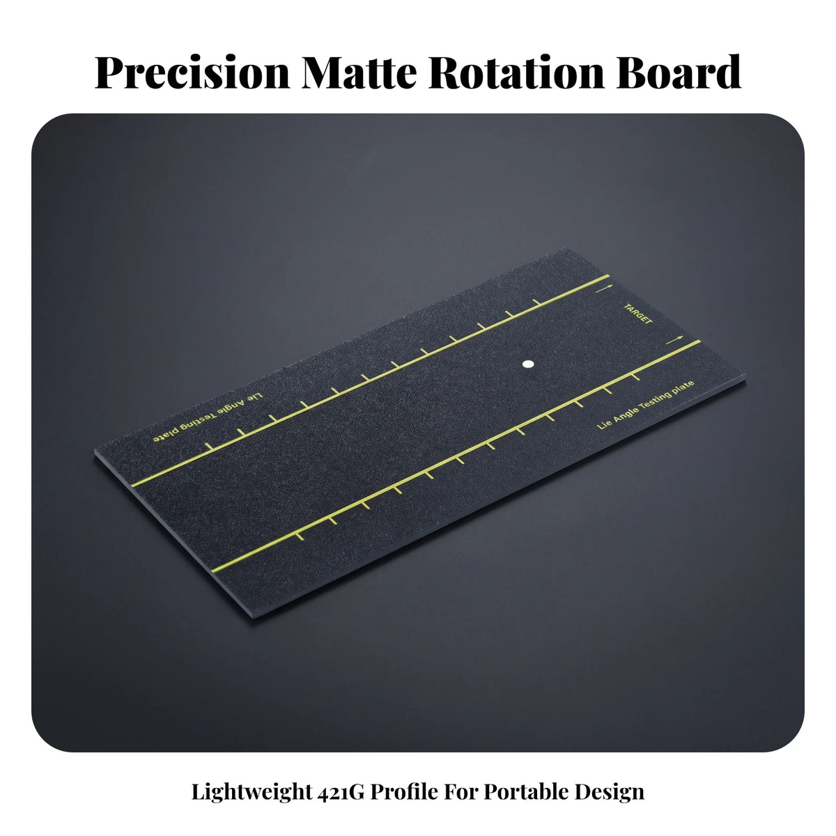 Golf Swing Angle Training Board with Alignment Lines Golf Training Aid PLUSH