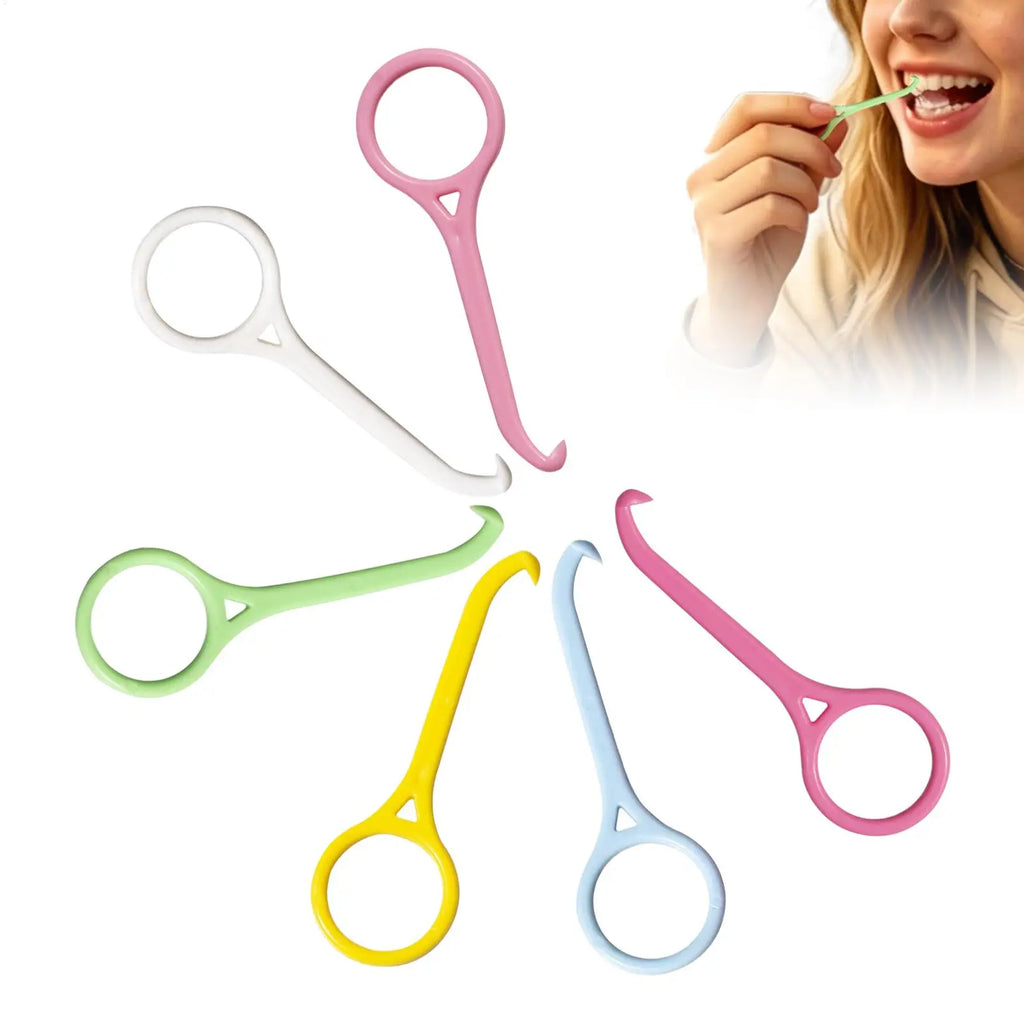 6-Piece Clear Aligner Removal Tool – Plastic Hook Set Aligner Removal Tool PLUSH