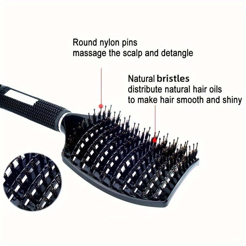 Magic Scalp Massage Detangling Hair Brush – Wet & Curly Detangling Hair Brush PLUSH