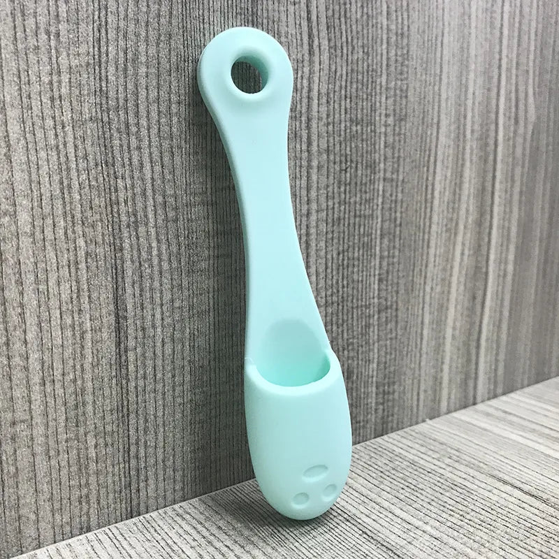 Silicone Facial Cleansing Brush – Double-Sided Nose & Face Facial Cleansing Brush PLUSH Green 2Pcs