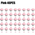 Reusable Quilt Fixing Buckles – Anti-Slip Bed Sheet Fasteners Bedding Fastener PLUSH Pink-40Pcs