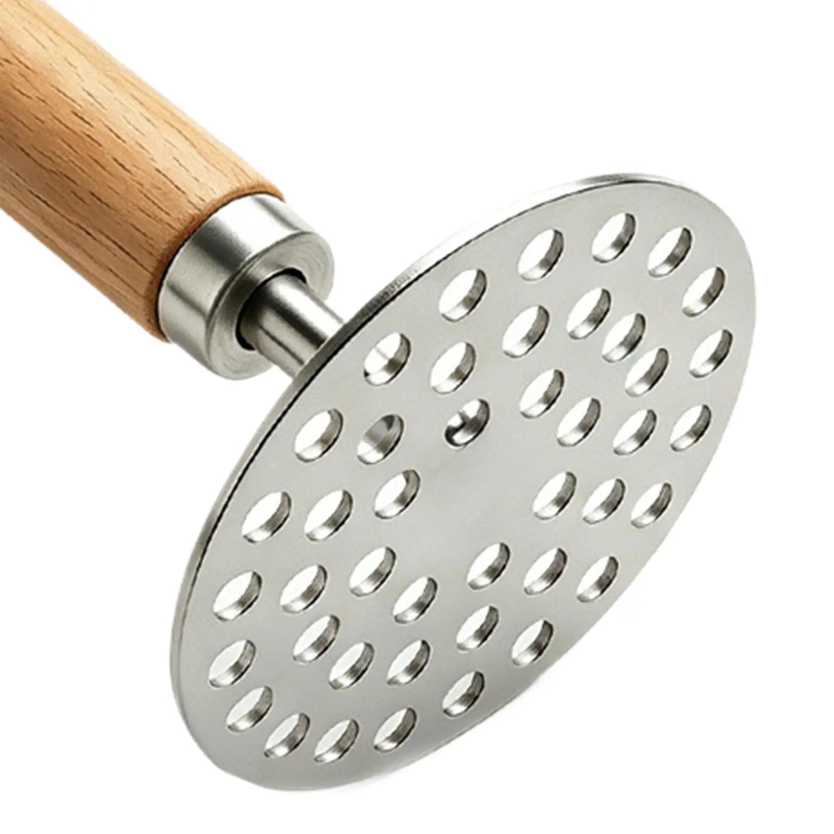 Stainless Steel Potato Masher – Manual Veggie & Fruit Crusher Kitchen Masher Tool PLUSH