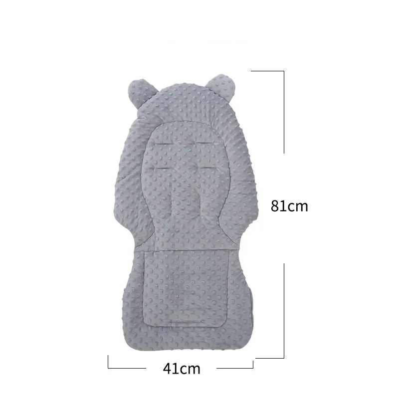 Baby Stroller Seat Pad – Double-Sided Cotton Infant Cushion Stroller Seat Pad PLUSH