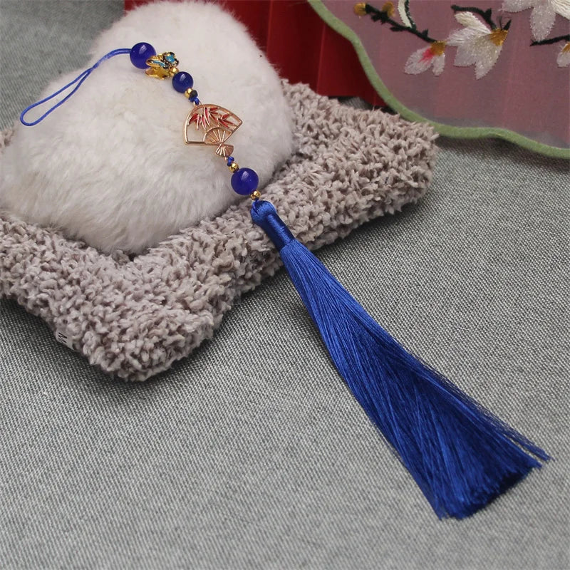 Hanfu Tassel Decoration – Antique Fan Cheongsam Trim | 30cm