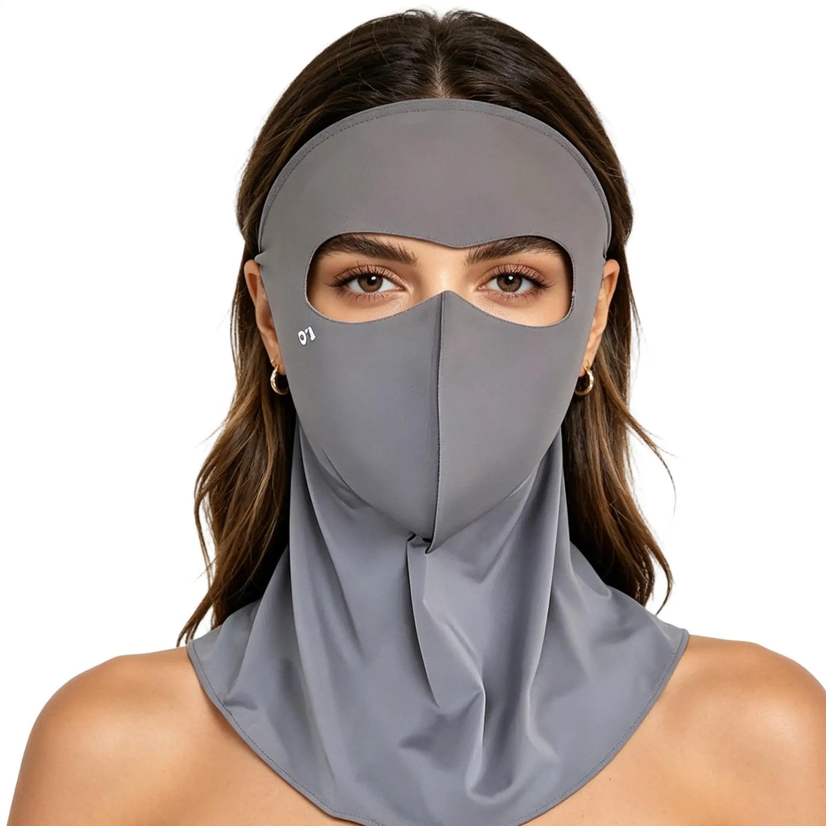 UPF 50+ Ice Silk UV Face Mask & Neck Cover – Breathable UV Sun Face Mask PLUSH