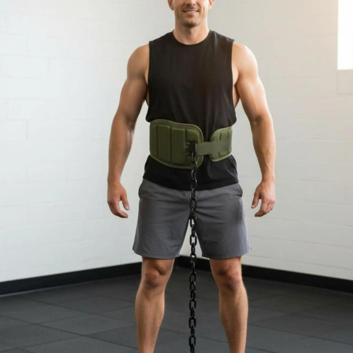 Weightlifting Dip Belt with Chain – Ergonomic EVA Padding Weightlifting Dip Belt PLUSH