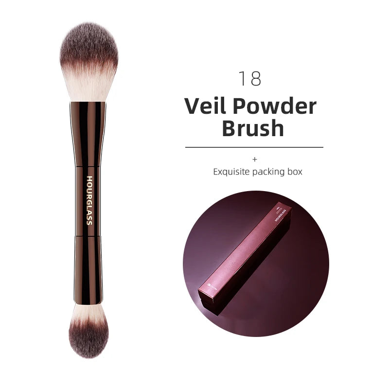 Hourglass Professional Retractable Makeup Brush Set Professional Makeup Brush PLUSH 18