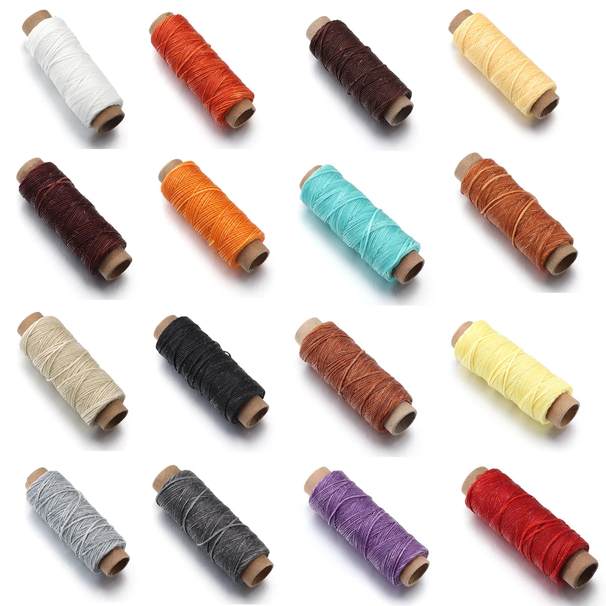 50 Yards 1mm Flat Waxed Thread – Leather, Bookbinding & DIY Waxed Craft Thread PLUSH