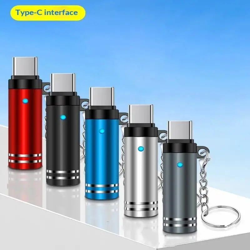 USB-C Flameless Lighter – Windproof Portable EDC Keychain Flameless USB Lighter PLUSH