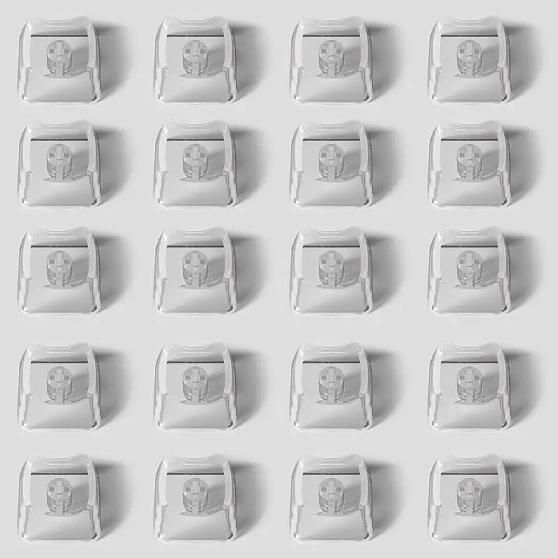 Cat Shaped Transparent Keycaps 10/20pcs – PC DIY Keyboard Mechanical Keycaps PLUSH 20pcs transparent