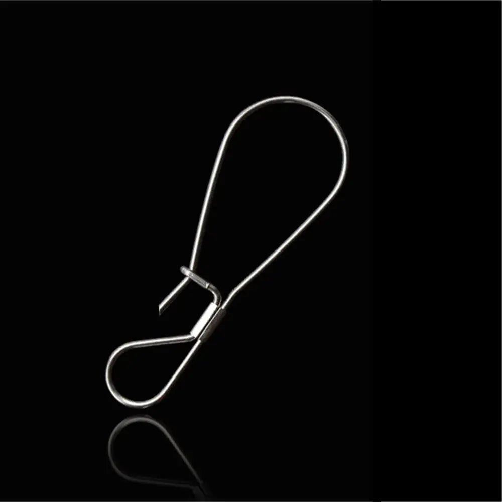 Stainless Steel Fishing Hook Clip Lock Buckle – 2pcs Fishing Lock Buckle PLUSH L