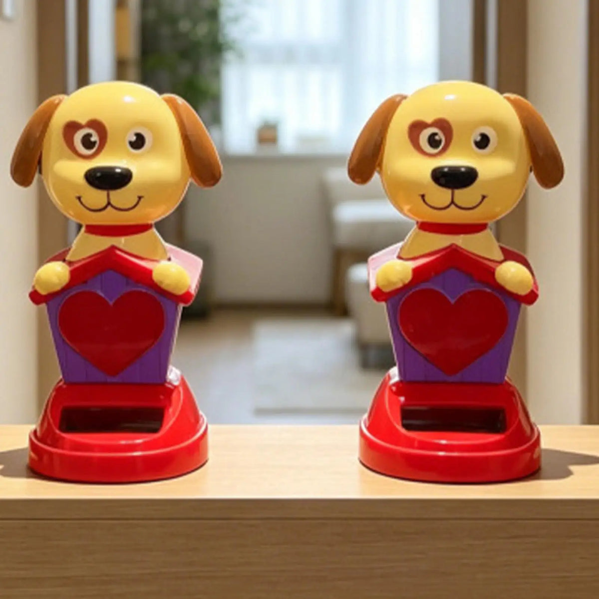 Solar Dashboard Dog Figurine – Swaying Car Decor Ornament Dashboard Figurine PLUSH