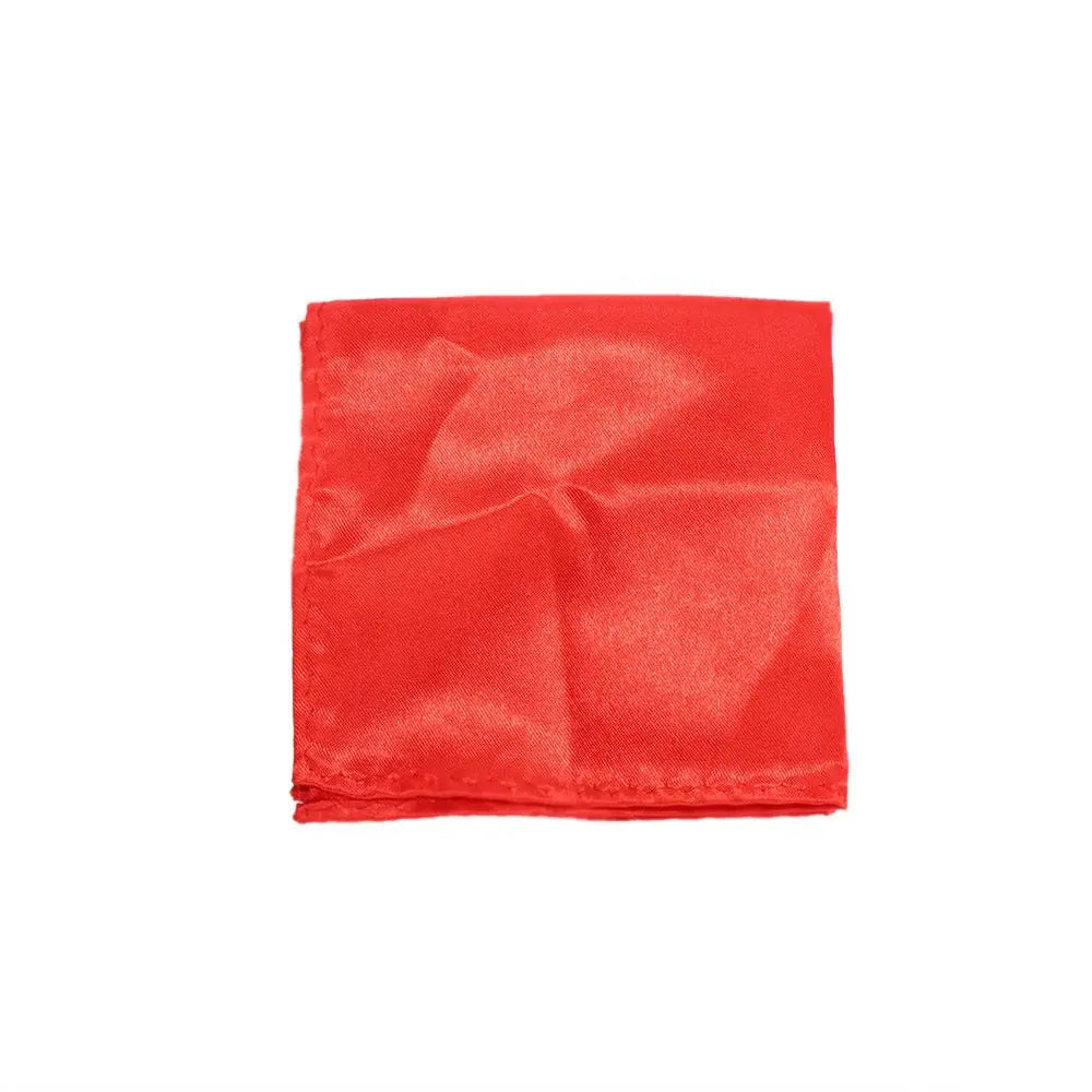 Men's Satin Pocket Square – Solid Formal Handkerchief 15 Colors Pocket Square PLUSH