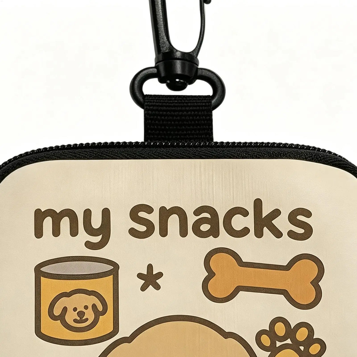 Portable Dog Treat Bag with Hook & Zipper | Training Pouch Dog Training Pouch PLUSH