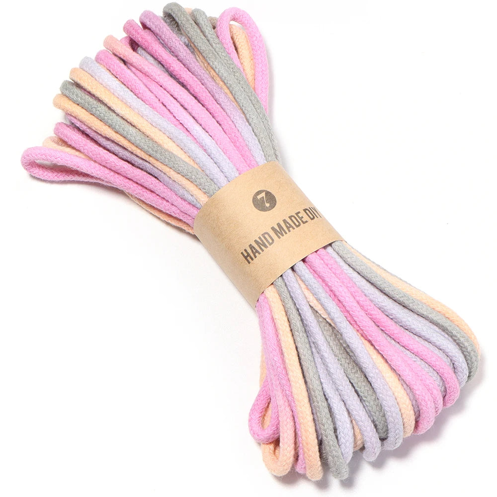 4mm Gradient Tie Dye Cotton Macrame Cord 10 Yards – DIY Craft Macrame Cord PLUSH 02