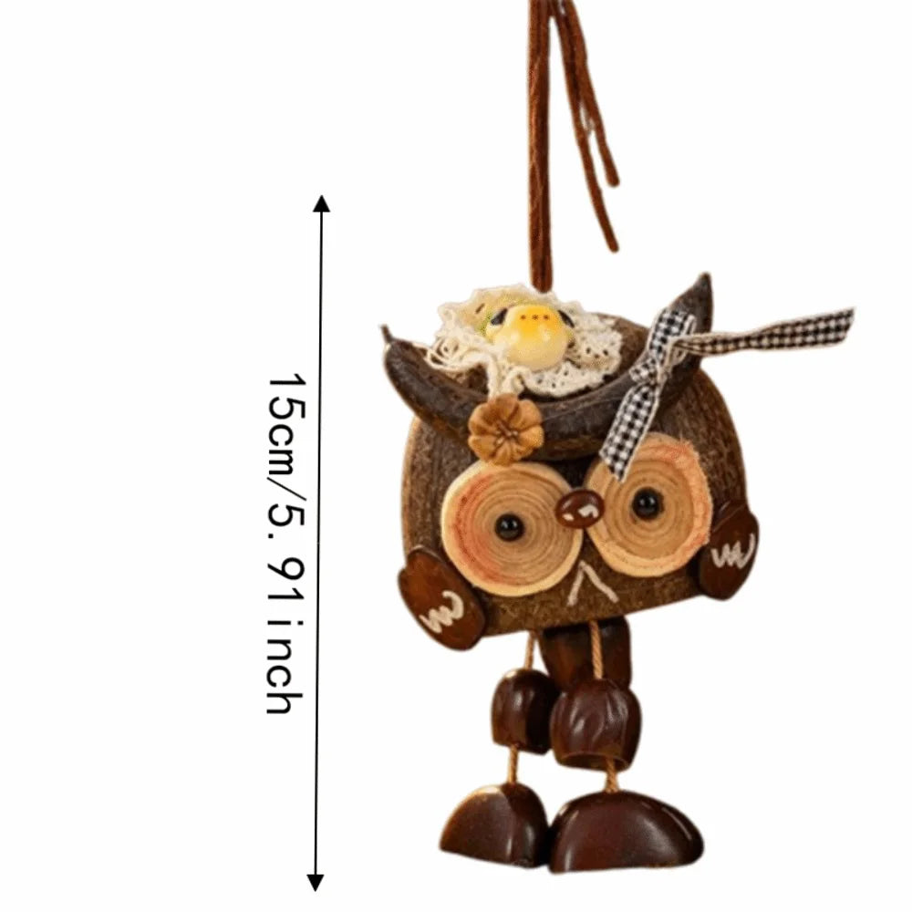 Handmade Fruit Pod Fairy Doll Pendant – Wooden DIY Craft Kit Wooden Doll Pendant PLUSH