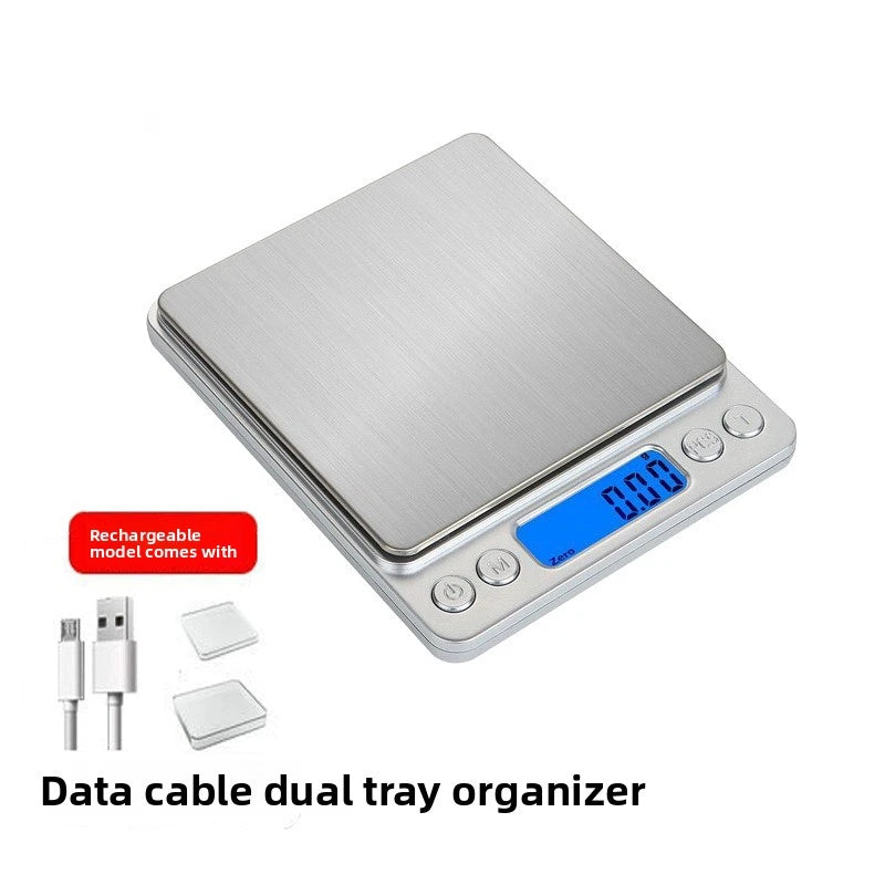 High-Precision Digital Scale 0.1g – Postal Jewelry Office Digital Bench Scale PLUSH 1 set