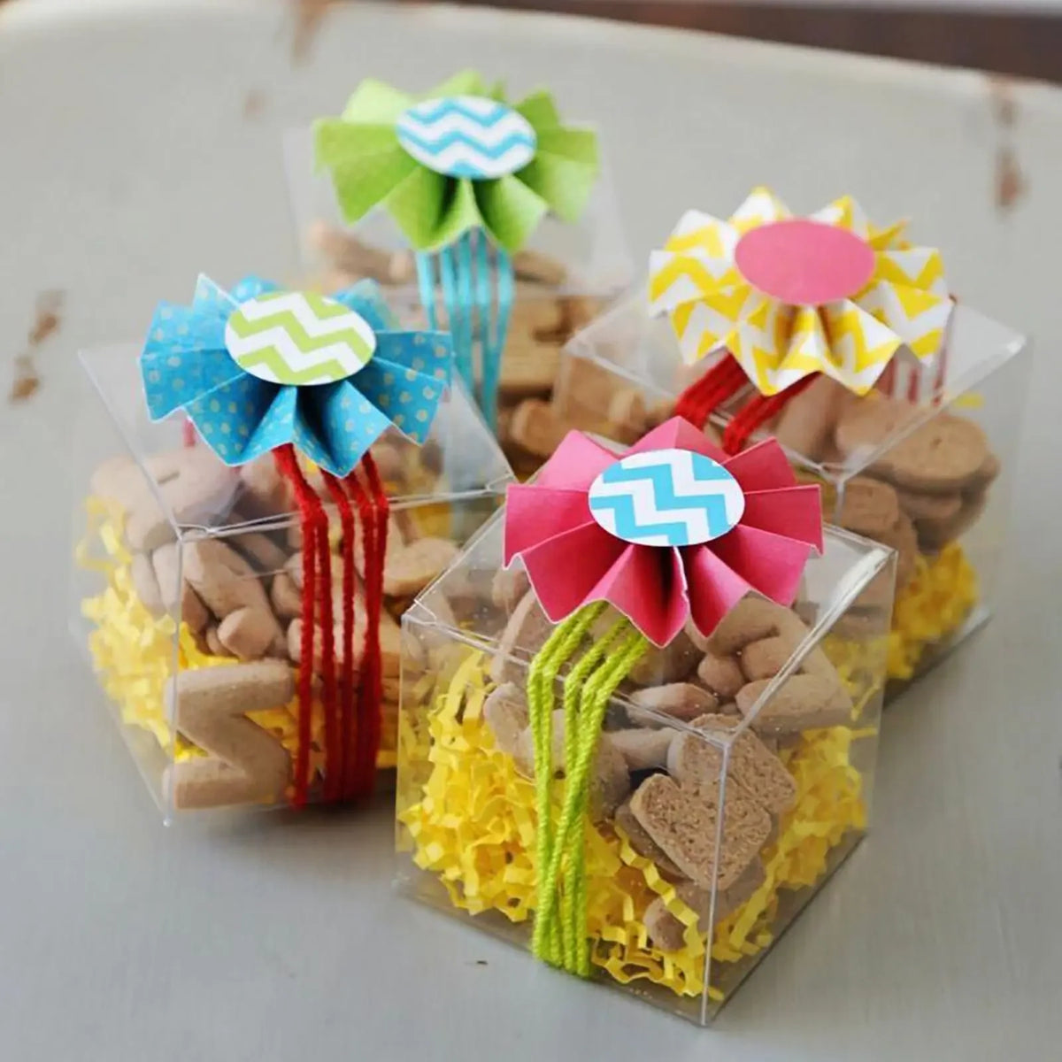 50pcs Clear Favor Boxes 2x2x2" | Wedding & Party Gift Boxes Party Favor Boxes PLUSH