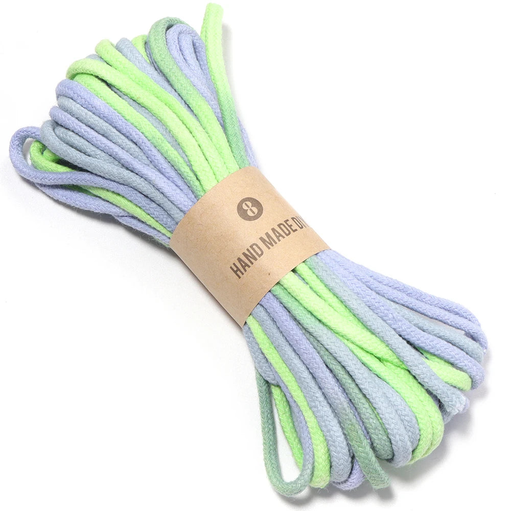 4mm Gradient Tie Dye Cotton Macrame Cord 10 Yards – DIY Craft Macrame Cord PLUSH 11