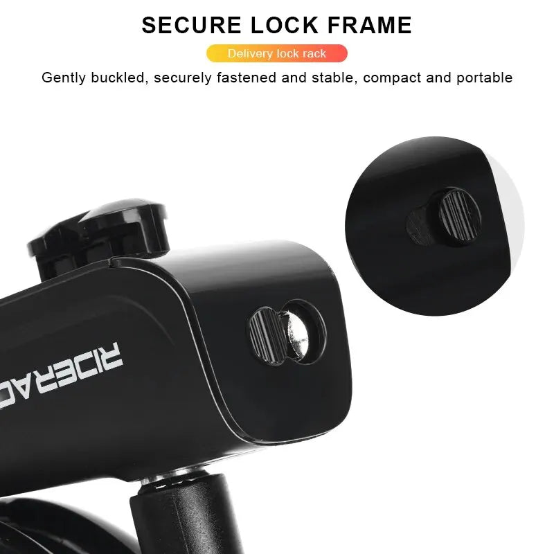 RIDERACE Portable Bicycle Cable Ring Lock for Bike & E-Bike Bicycle Cable Lock PLUSH
