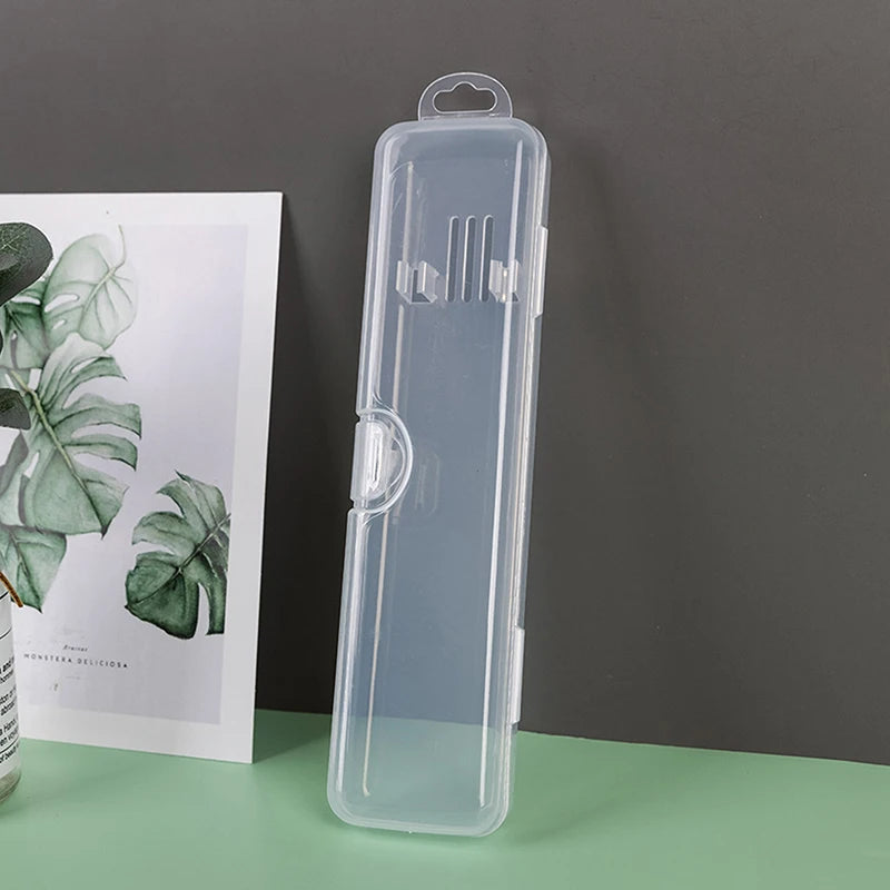 Transparent Travel Toothbrush Holder & Toothpaste Case Toothbrush Travel Case PLUSH