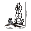 Retro Cast Iron Garden Hose Holder – Wall Mount Rack Garden Hose Holder PLUSH 1PC