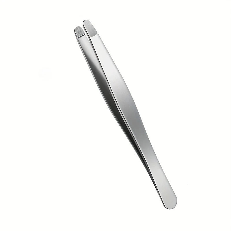 Ouriner Stainless Steel Eyebrow & Facial Hair Tweezers Eyebrow Tweezers PLUSH 1 PC