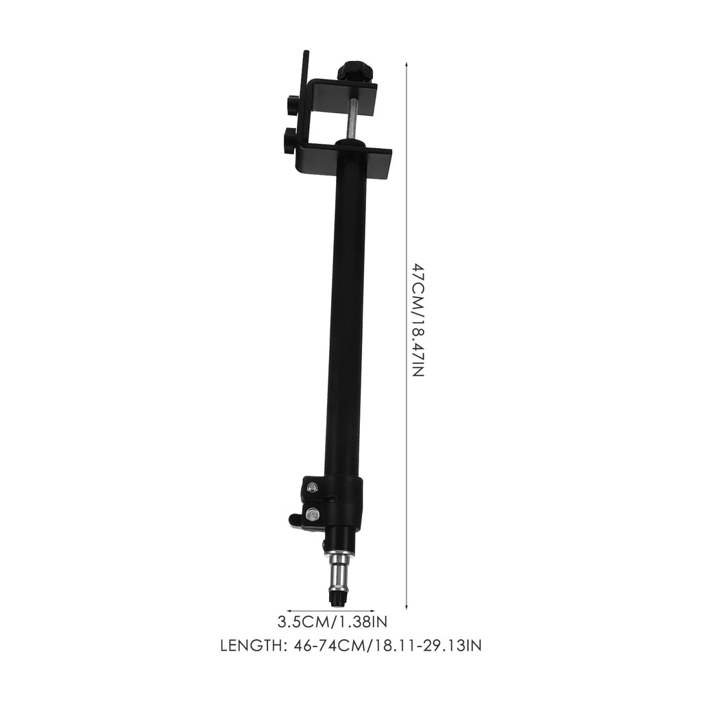 Telescopic Desk Camera Stand 46–74cm | Ring Light Table Mount Camera Desk Stand PLUSH