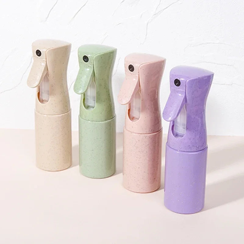 2-Pack 150ml Fine Mist Spray Bottles – Wheat Straw Refillable Hair Salon Spray Bottle PLUSH