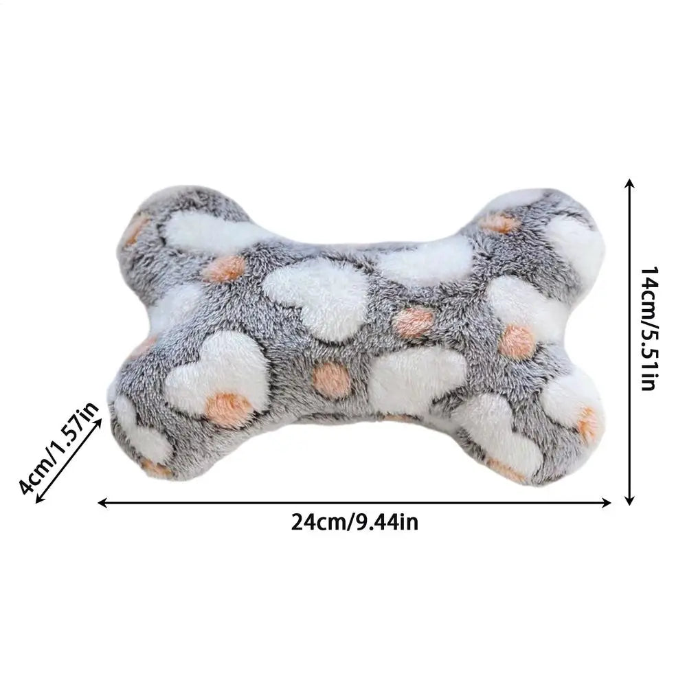 Bone Shaped Plush Pet Pillow – Neck Support for Dogs & Cats Pet Plush Pillow PLUSH A